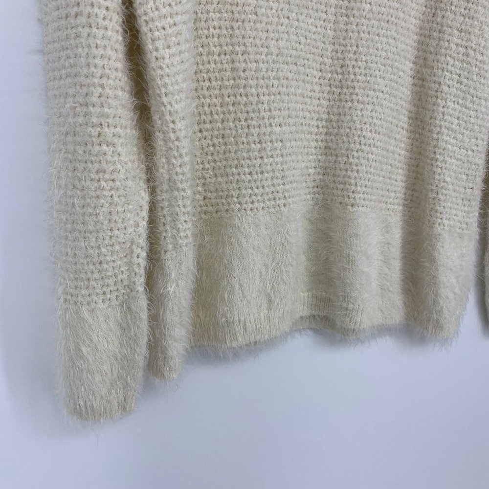 LOFT | L. Soft and Cozy Ivory Wool Blend Sweater_8